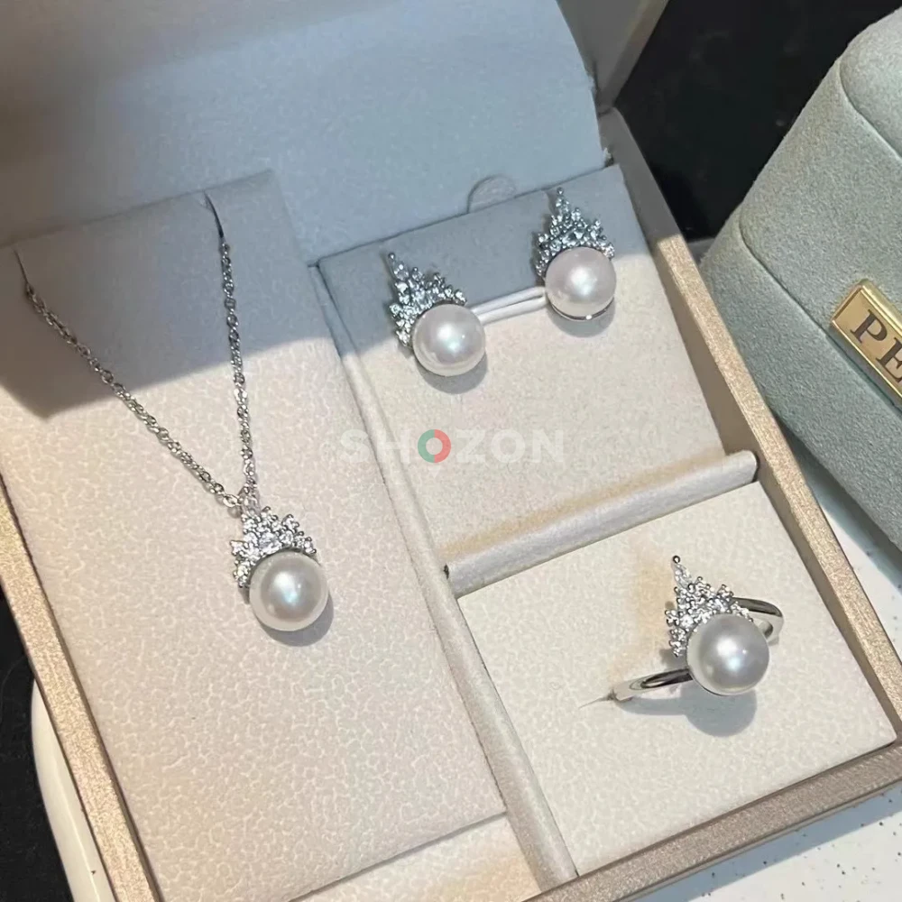 pearl jewellery set 
