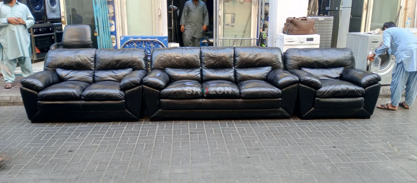 Sofa Leather 6 Seater 3+2+1