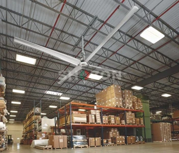 Heavy Duty Industrial Ceiling Fan – HVLS Warehouse Fan