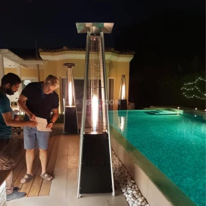Outdoor Patio Gas Heater - Black
