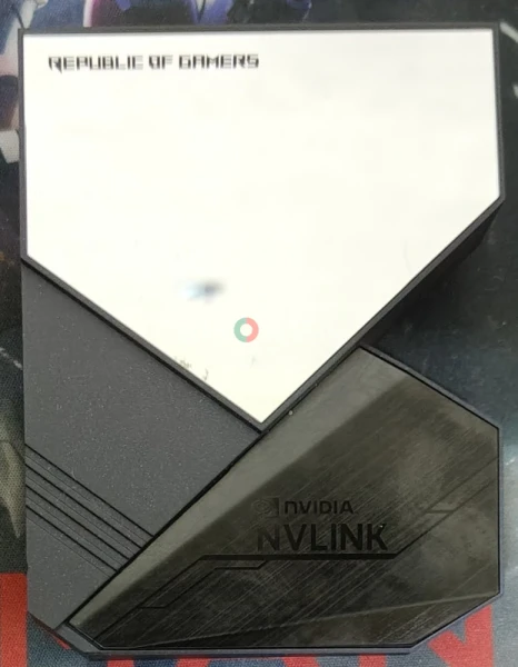 Asus Rog RGB Gaming Nvlink Connector For Dual GPUs 