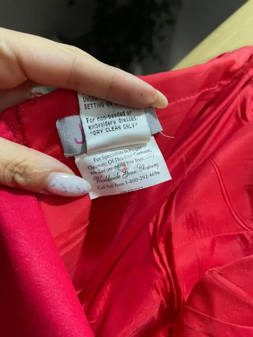 Red Women's Dress - Dry Clean Only
