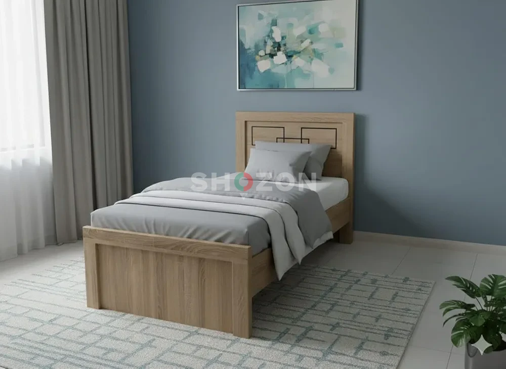 Single Size Bed 🛏️ With Mattress 