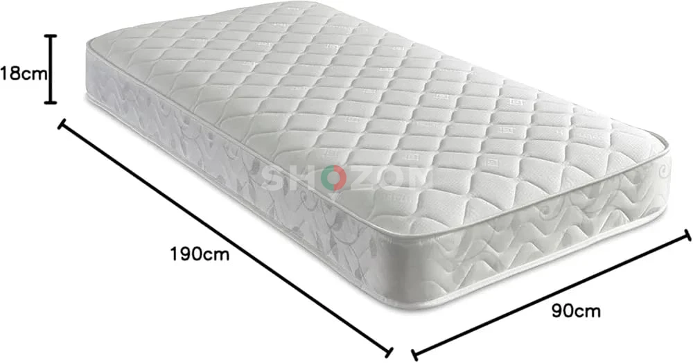🛏️ Single Size Spring Mattress – Comfort & Durability