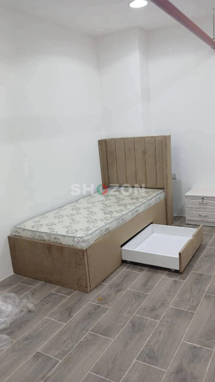 Single Size Bed with Comfortable Mattress | Ready to Use