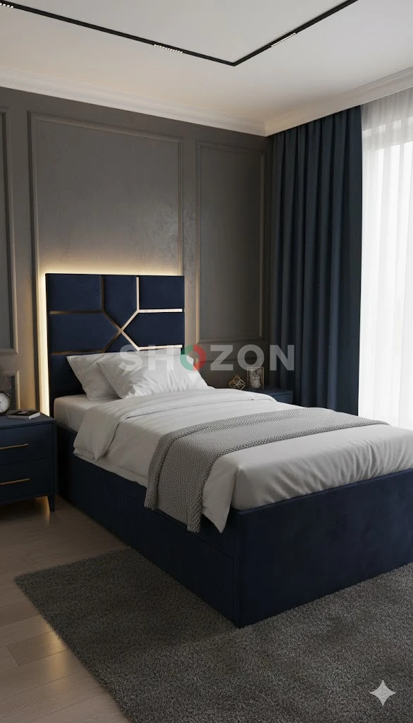 Single Size Bed with Mattress | Premium Quality | Free Delivery