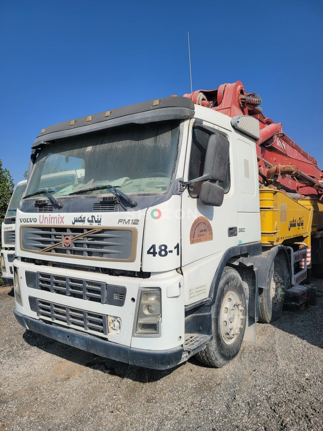 concrete pump truck