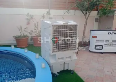 Portable Outdoor Air Cooler White for rental