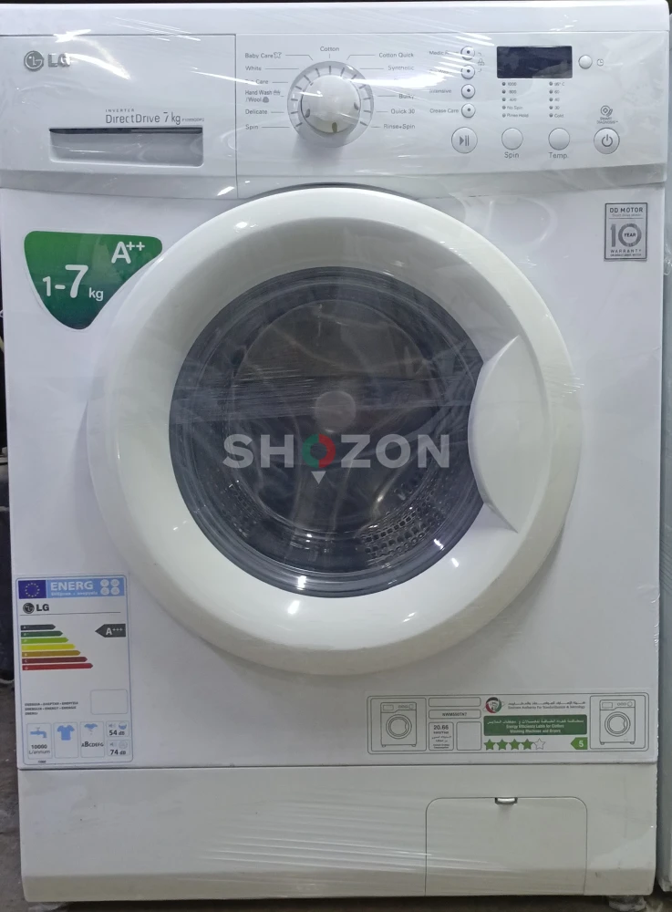 Lg7kg Direct drive front load washing machine