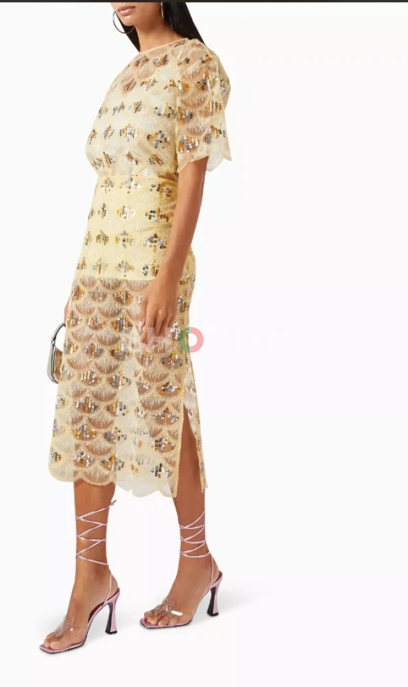 Helen Sequin Midi Skirt 
