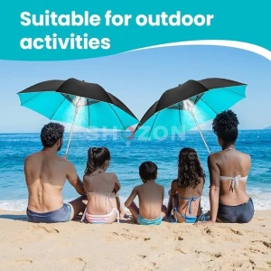 3 in1 umbrella with fans. 