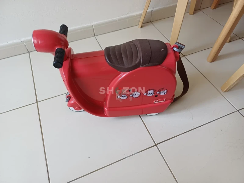 Scooter Luggage's Motorcycle Suitcase Ride And Baby Trunk Trolley Case