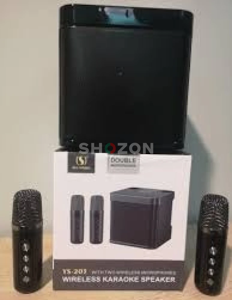 Ys 203 wireless Bluetooth speaker with 2 microphone 