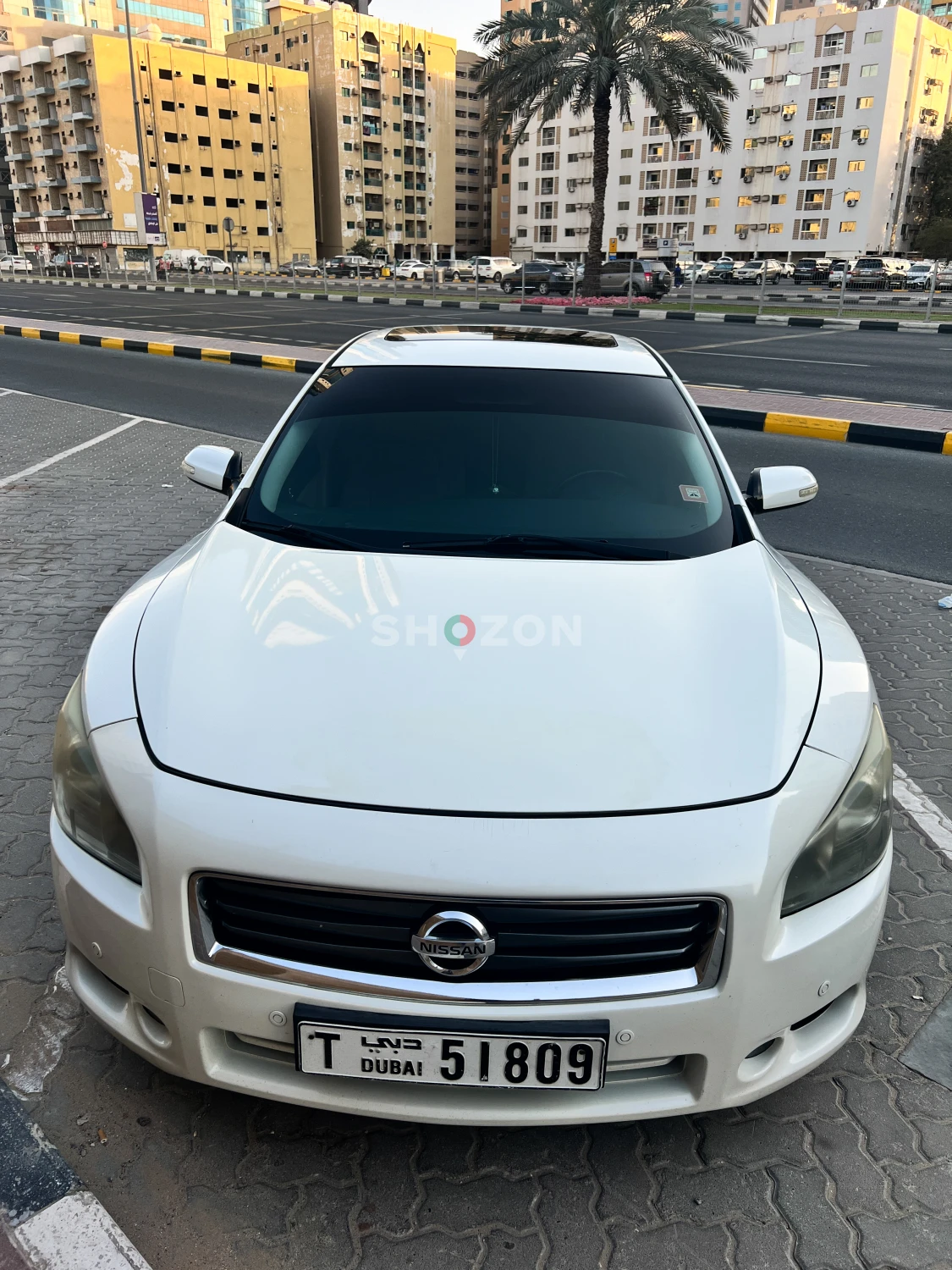 Nissan Maxima 2015 – Pearl White | Single Owner | AED 20,000