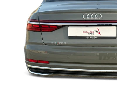 AUDI A8 L TFSI 60 QUATTRO 4.0T V8 A/T | 2024 | GCC SPECS | NARDO GREY | AED 6,400 per month