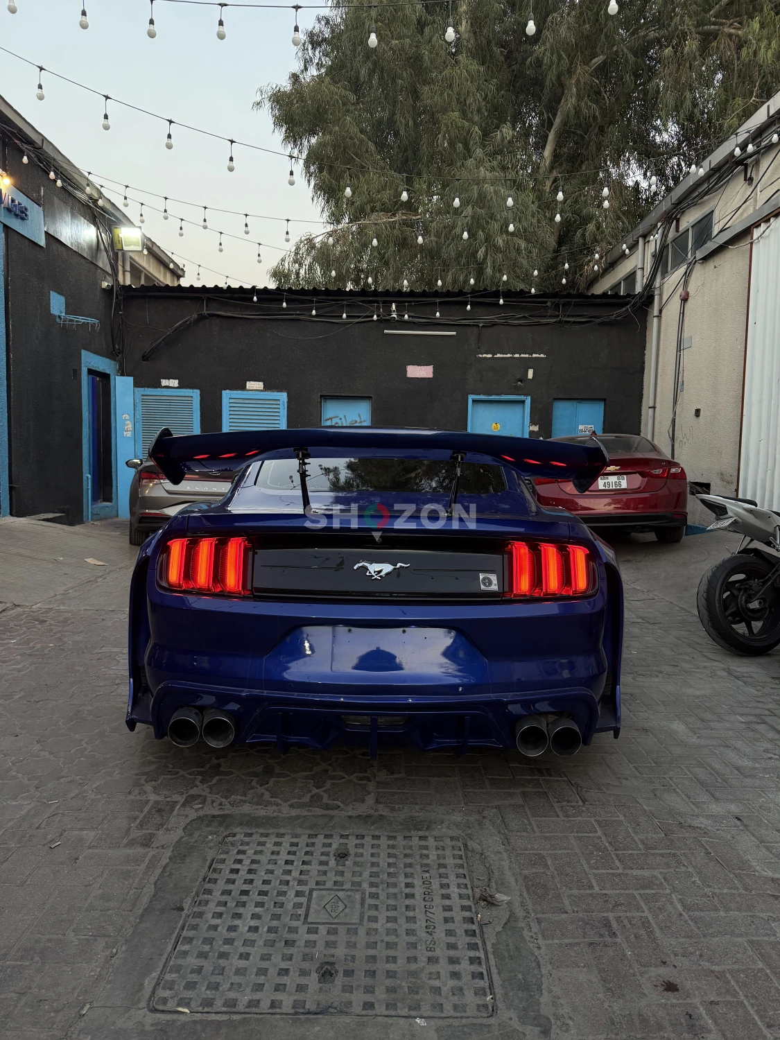 Ford Mustang with Wide Body Kit