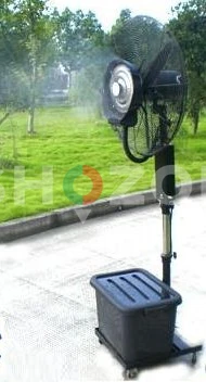 fan with mist