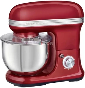 Smith Nobel 5L Planetary Stand Mixer,Stainless Steel Bowl and Beaters, Red