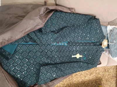 Wedding wear Brand New Sherwani with 2 different pants styles