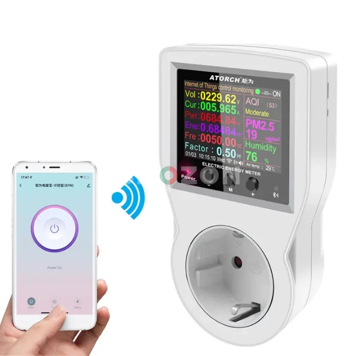 Smart WiFi Energy Meter Plug with App Control
