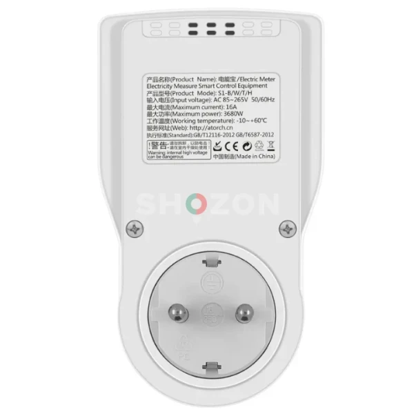 Smart WiFi Energy Meter Plug with App Control