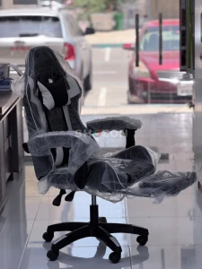 Gaming Chair White and Black 