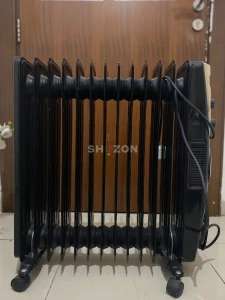 Black & Decker 2500W 13 Fin Oil Radiator Heater With Fan Forced Black OR013FD-B5