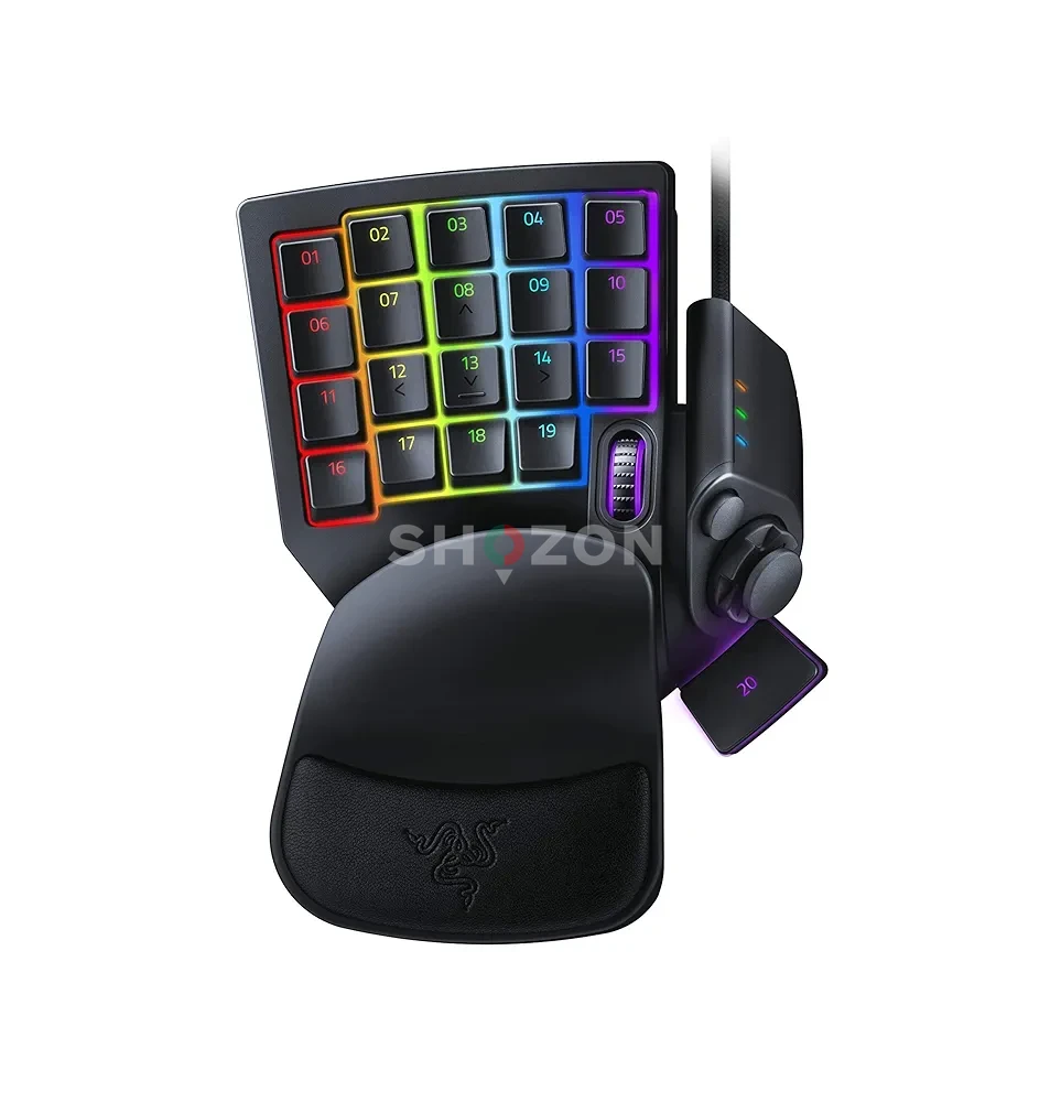 Razer Gaming Keypad with Wrist Rest – Ergonomic RGB Backlit (Razer Tartarus v2)