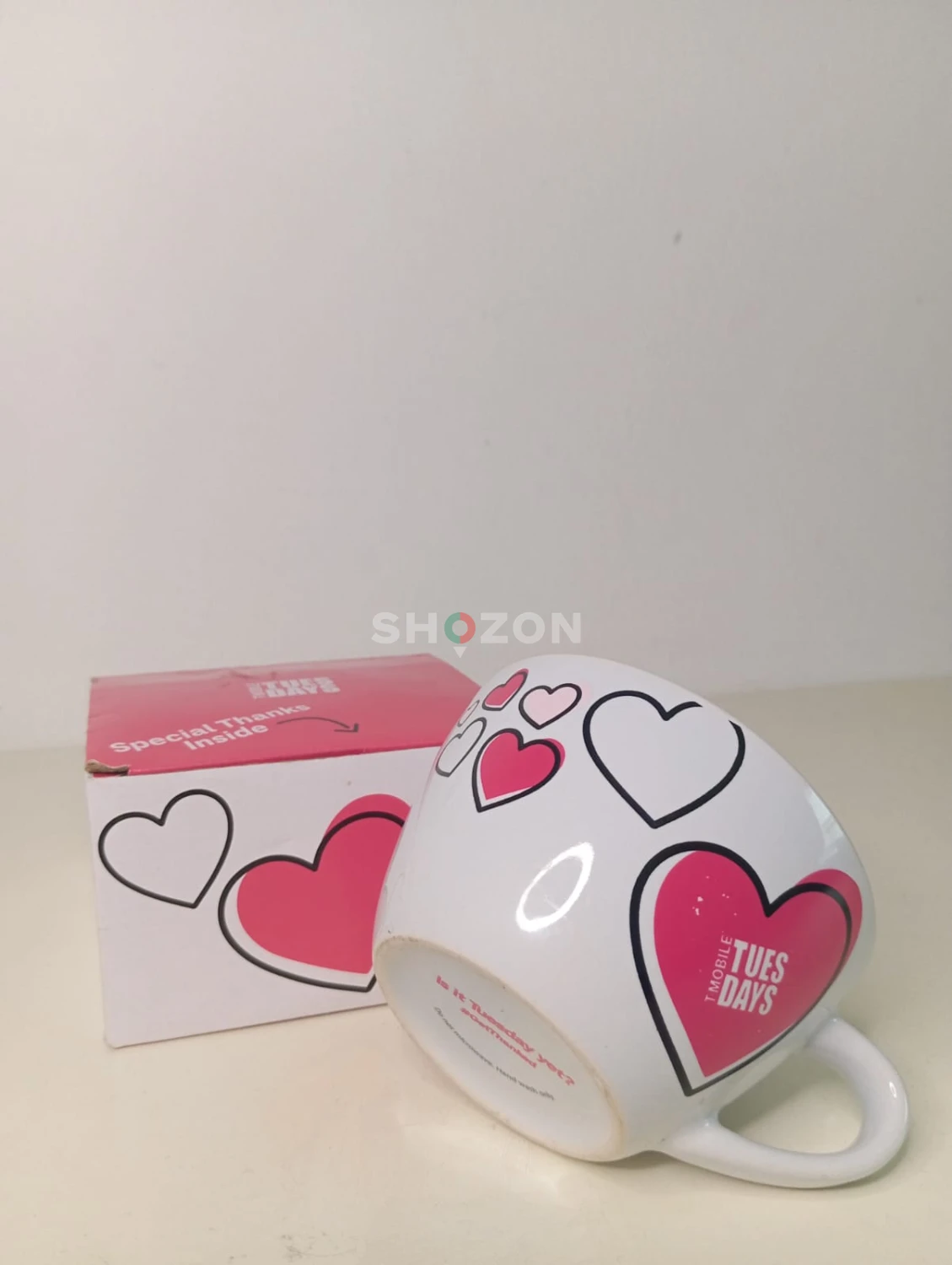 Gift Idea | Cute Heart Print  Mug ☕ | Tea Cup