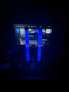 Vibrant Purple LED Light Bars - Perfect for Gaming Setup!