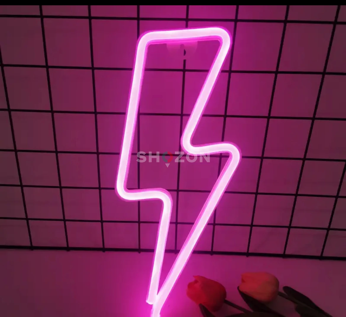 (MEGA DEAL) USB-Powered Blue LED Neon Sign  Switch-Controlled  Cool Game Room & Party Decor  (CASH)