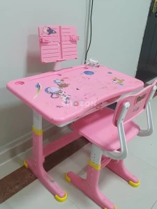 Pink study desk