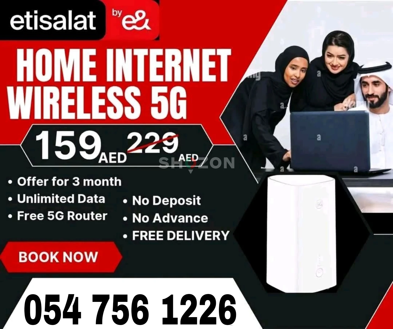 Etisalat Home Internet Wireless 5G – Great Offer!