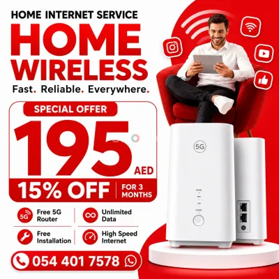 Home Wireless Internet Service - 5G Router
