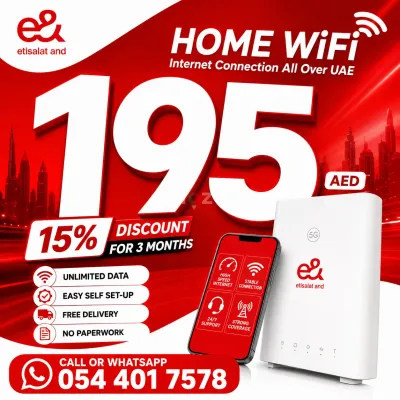 Etisalat Home WiFi 5G Internet 