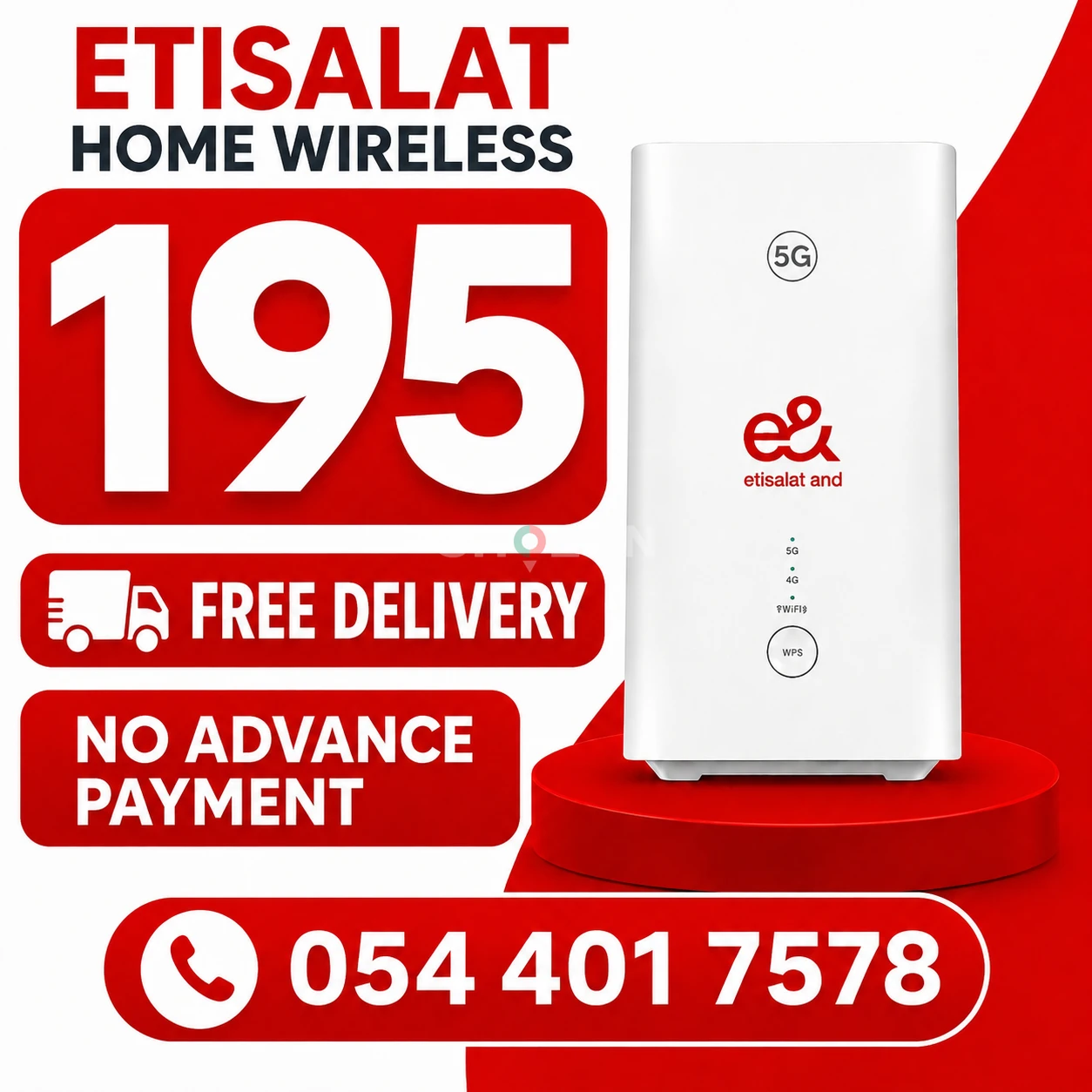 Etisalat home wifi internet service