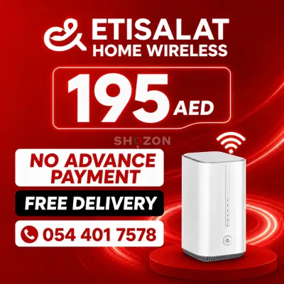 Etisalat home wifi internet connection 5G