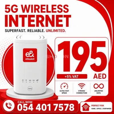 Etisalat eLife 5G home wifi internet service for everyone