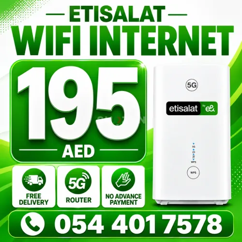 Etisalat home wifi internet 15% discount 