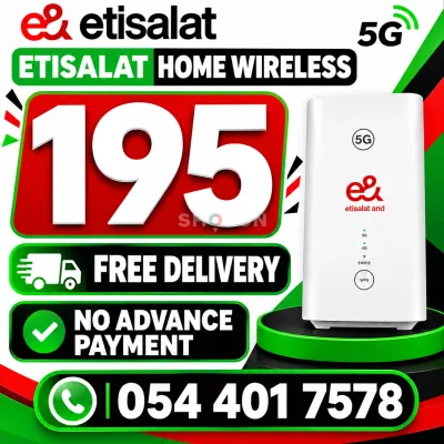 Etisalat Home Wireless 5G Wi-Fi 6 Router (Excellent Condition)