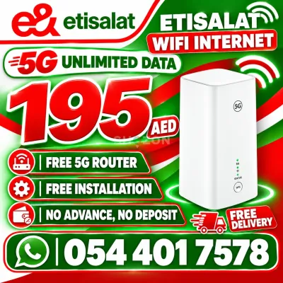 Etisalat Home Wireless 5G Router – High-Speed Internet (Excellent Condition)