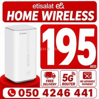 Etisalat Home wifi internet connection all over UAE 