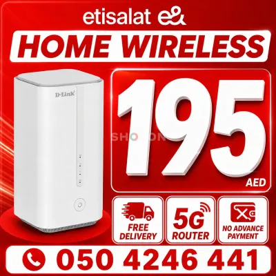 Etisalat home wifi internet connection all over UAE 5G
