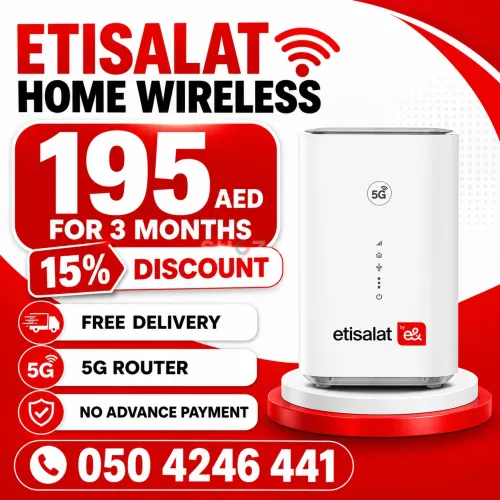 15% off for all customers etisalat home wifi internet 