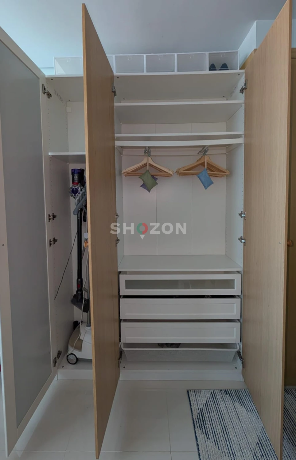 IKEA PAX Wardrobe 3 Doors 150x235x36cm