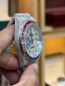 Rolex Dayjust Rainbow full stone watch, Premium Quanity