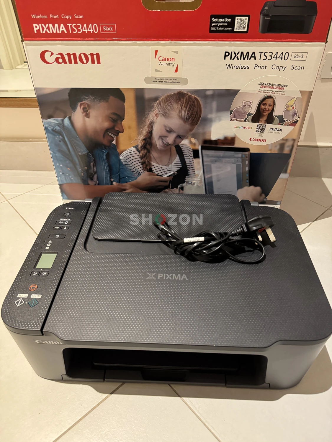 Canon PIXMA TS3440 - Versatile Wireless All-in-One Printer
