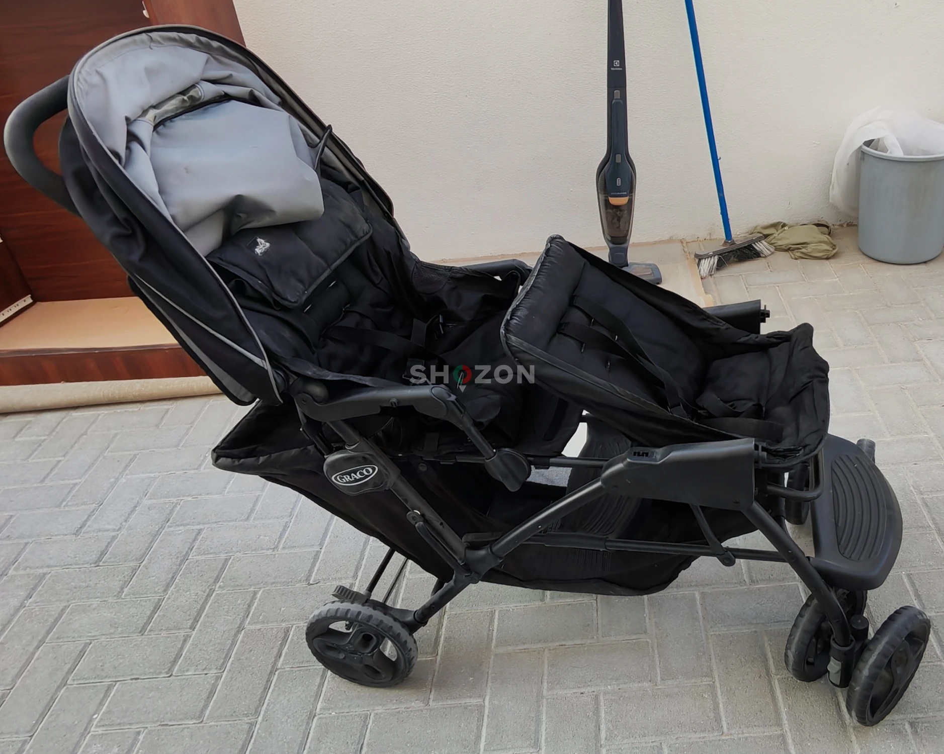 graco twin stroller