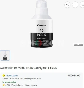 Canon Pixma G6040 (Wireless) including Black Ink