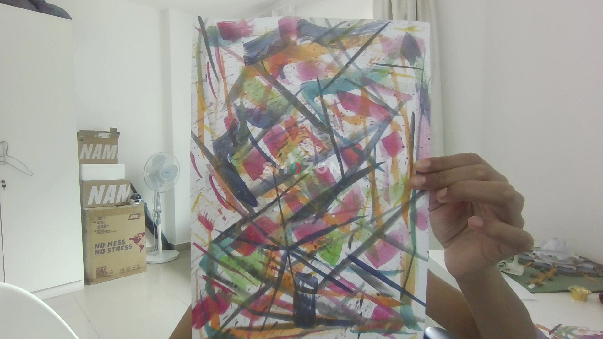 Vibrant Abstract Art – Unique and Colorful Creation! Limited Time 5th December